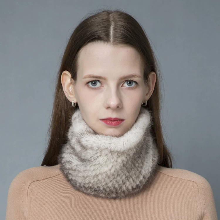 Mink fur headband